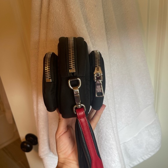 Prada cargo nylon wristlet pouch in black - Picture 3 of 6